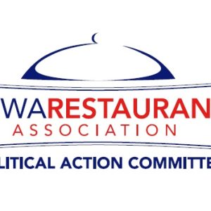 Iowa Restaurant Association logo with slogan Political Action Committee.